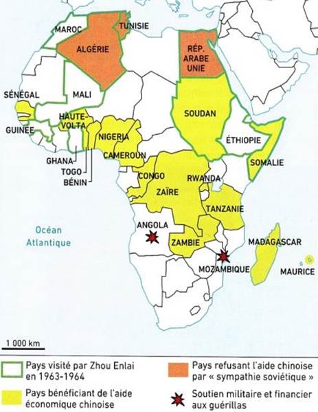 Chine Afrique 1960