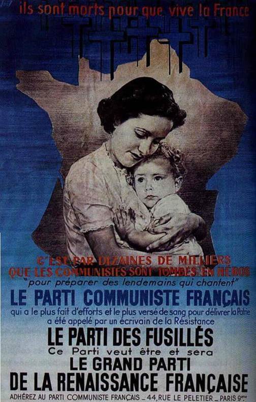 Affiche PCF 1945