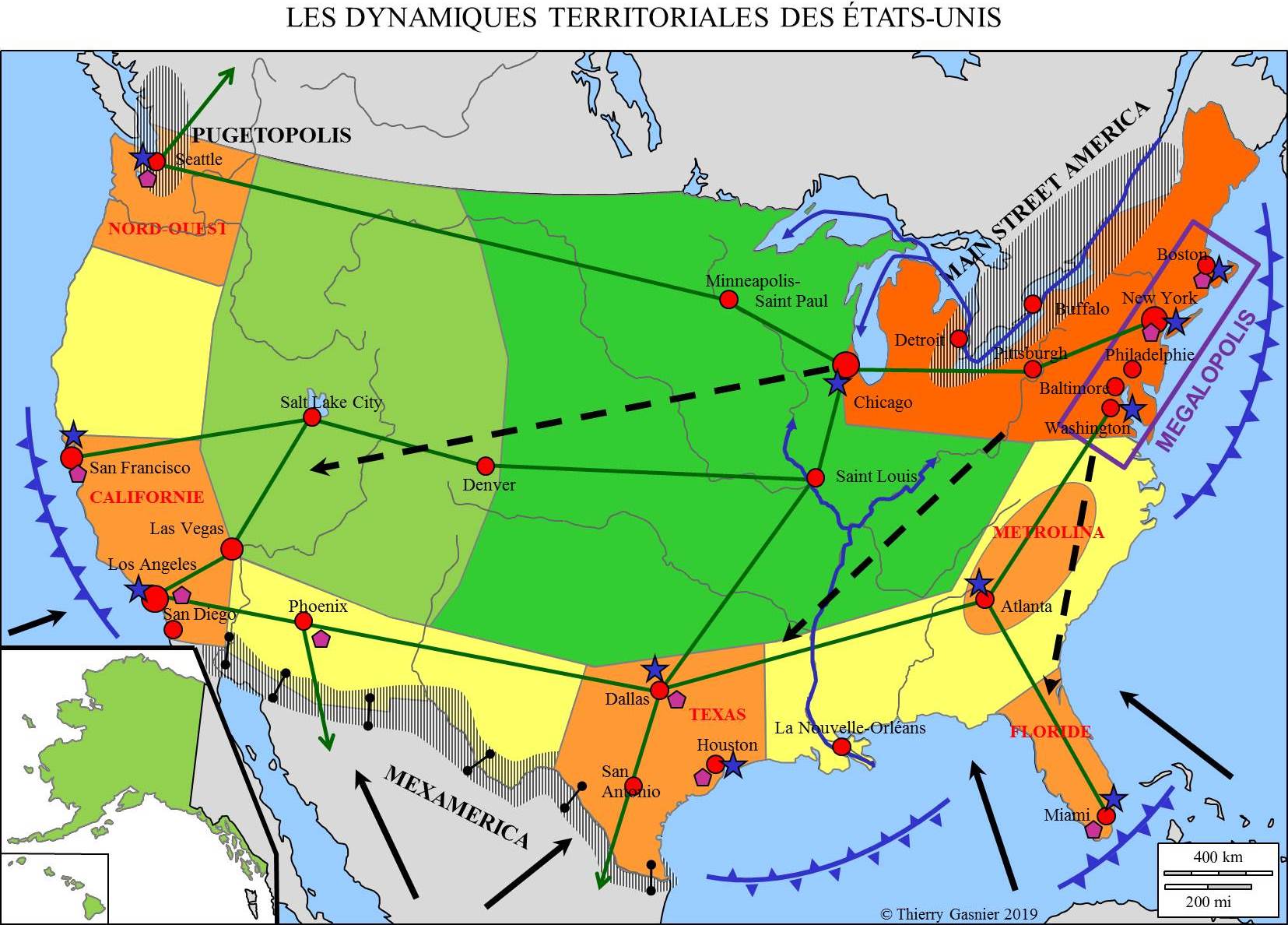 Croquis Etats-Unis