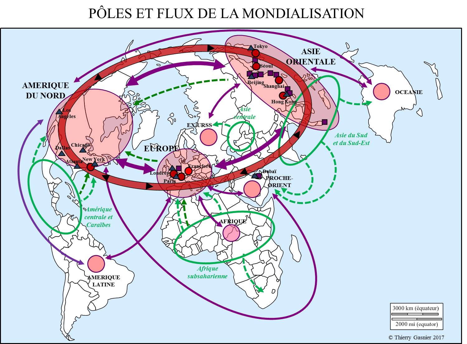 Croquis pôles et flux