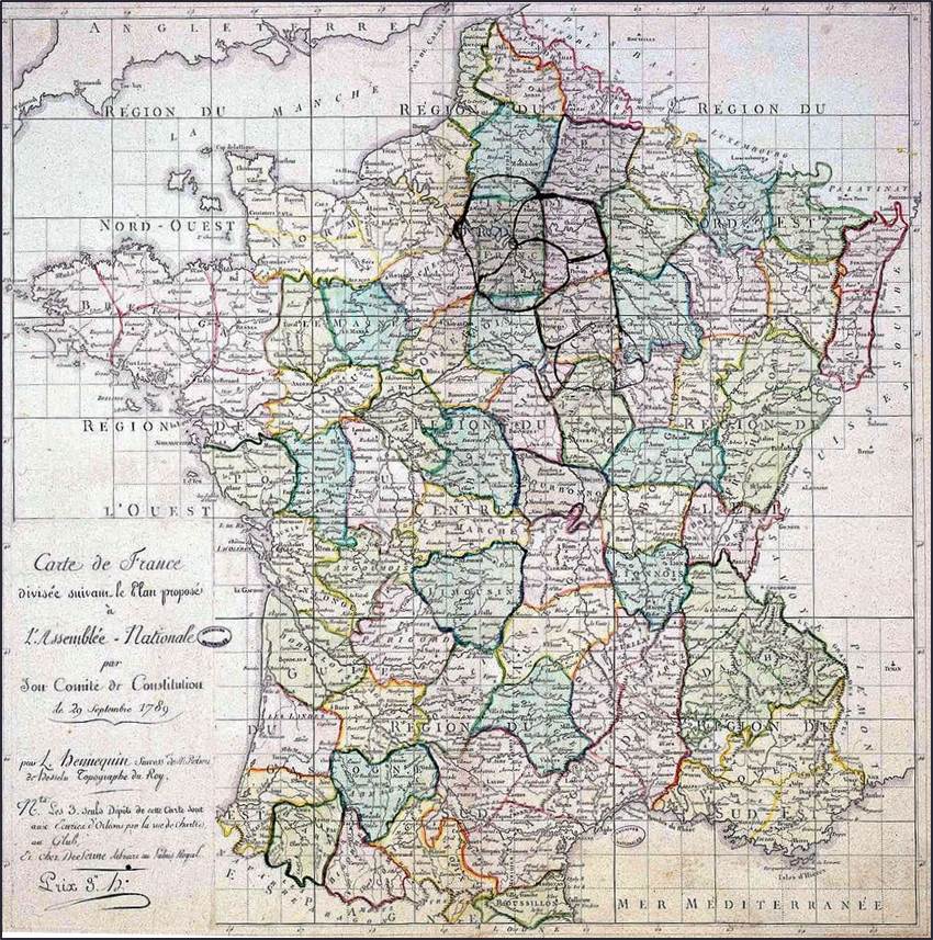 Départements 1790