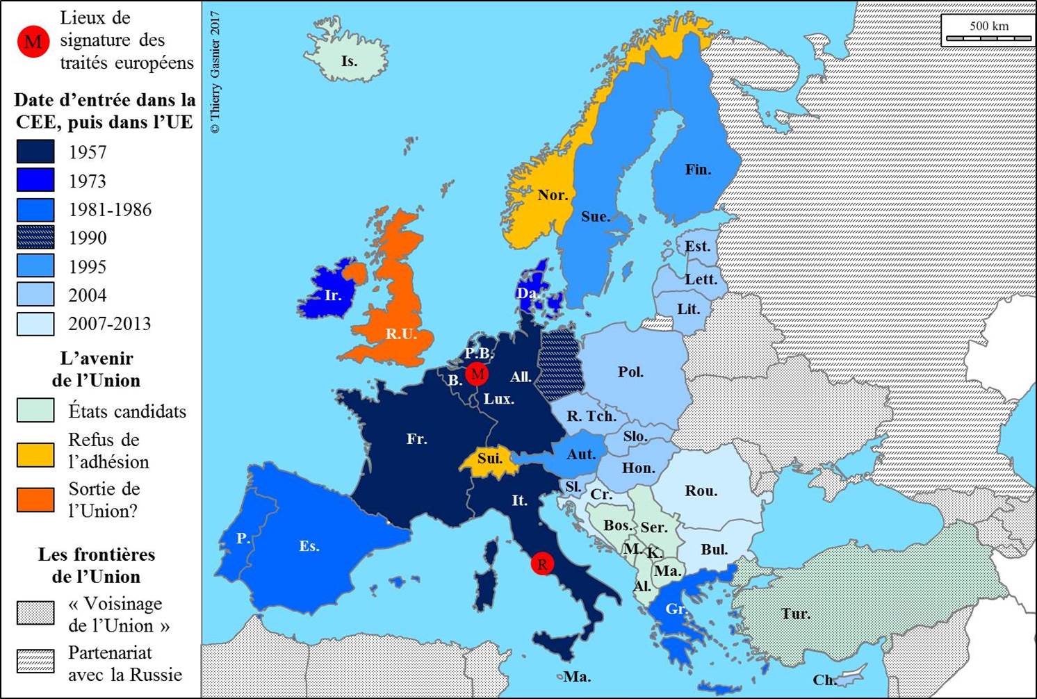 Europe frontières