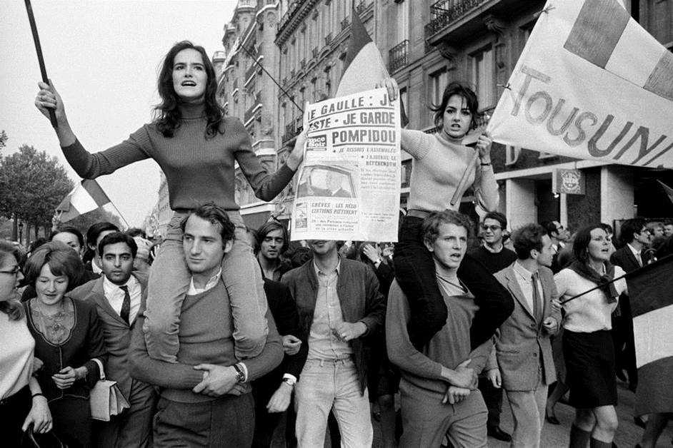 Manif gaulliste 1968