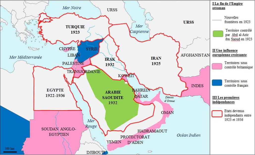 Moyen-Orient 1920-30