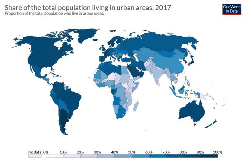 Urbanisation monde